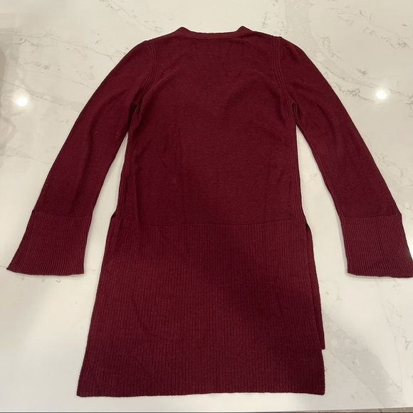 🎉HP🎉 Free People criss cross burgundy sweater - Picture 10 of 13